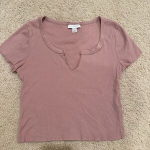 Pink Topshop tee